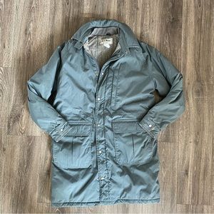 Vintage L.L. Bean mens wool lined winter coat size medium